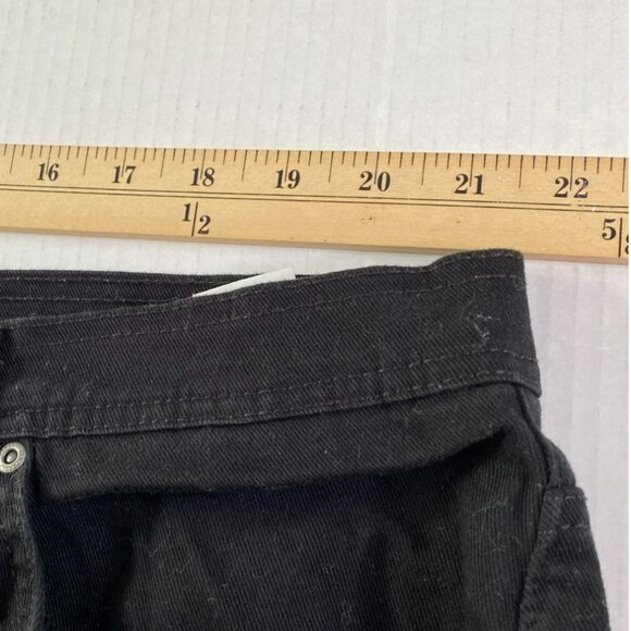 Gloria Vanderbuilt Womens Black Stretch Straight Leg Jeans Size 24 Western Biker - Picture 8 of 9